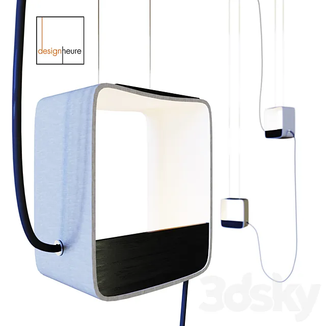 DesignHeure 2 Petit Carré Eau de lumière 3D Model