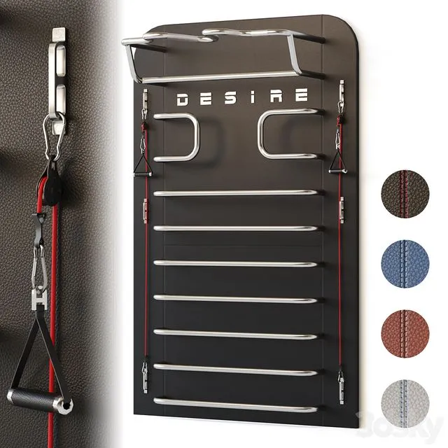 Desire Prime Chrome Multifunctional Trainer 3D Model