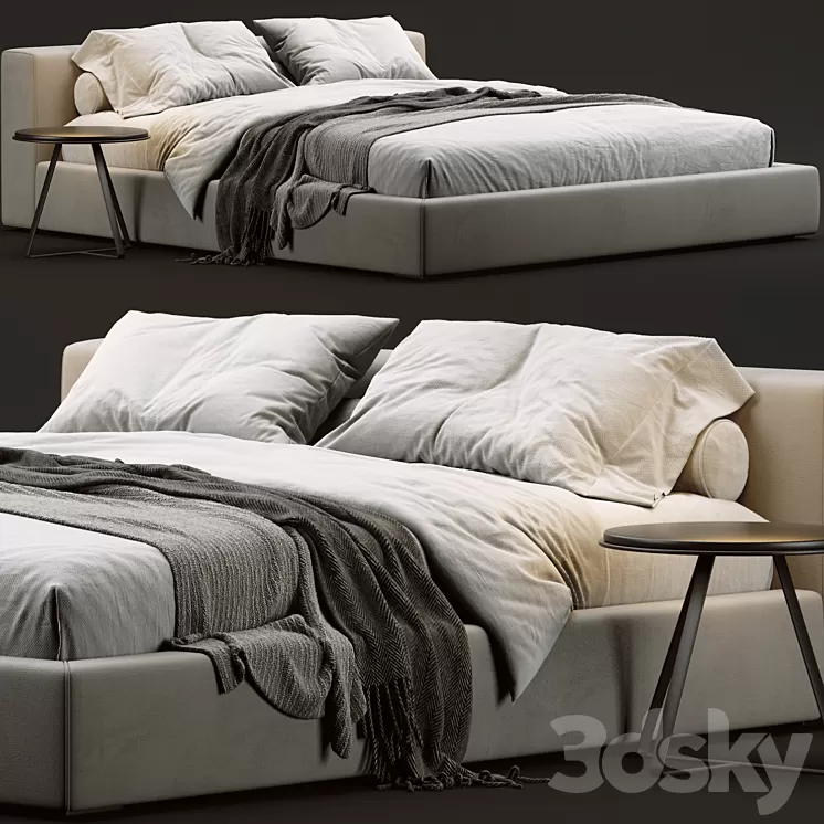 Desiree Kubic 24 Bed 3D Model Free