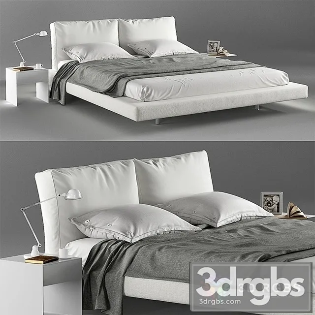 Desiree Ozium Bed 3D Model Free