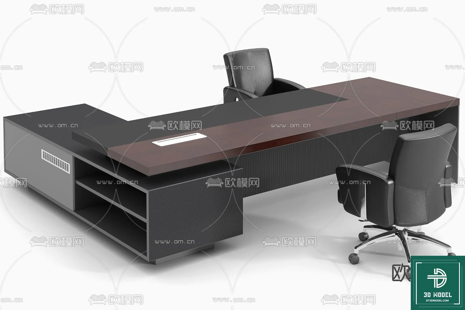 Desk 3D Model for Office - Furniture and Interior Design - 068