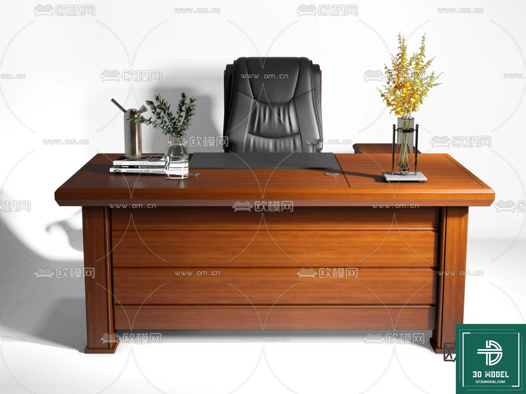 Desk 3D Model for Office - Furniture and Interior Design - 072