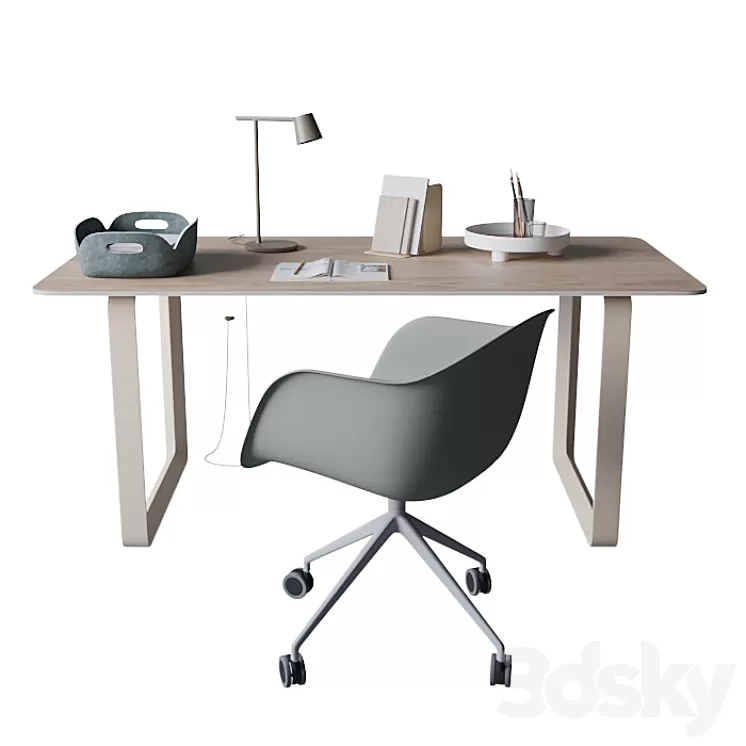 "Desk ""70/70 Table"" by Muuto" 3D Model