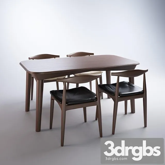 Desk and Chair 3D Model Free