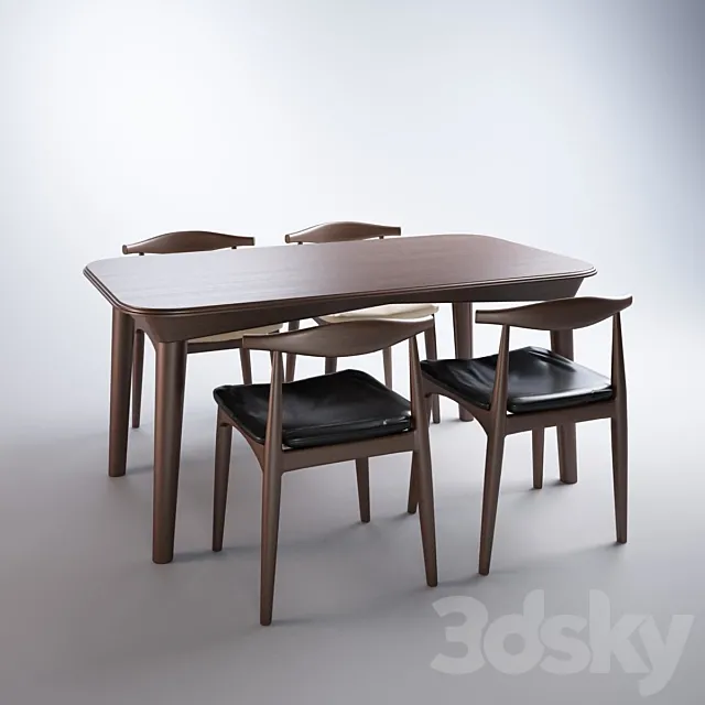 Desk and chair 3DModel