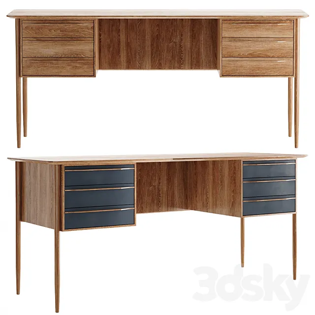Desk "Bruni" 3D Model
