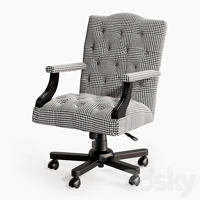 Desk Chair Burchell 3D Model