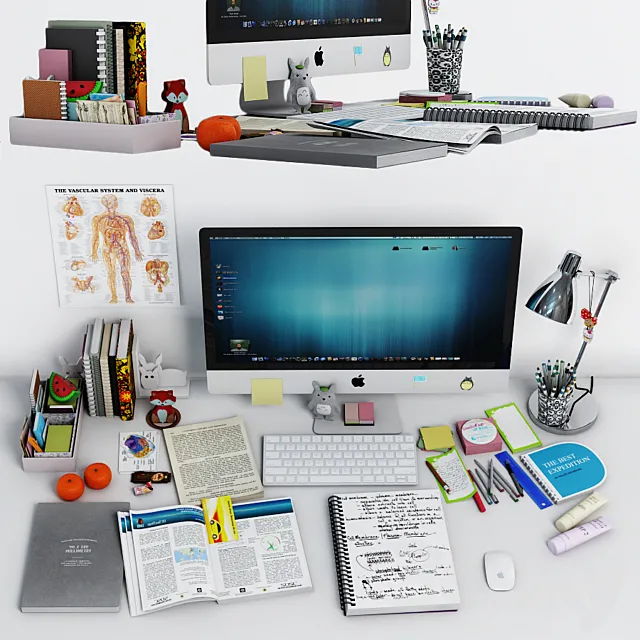 Desk decoration 3D Model