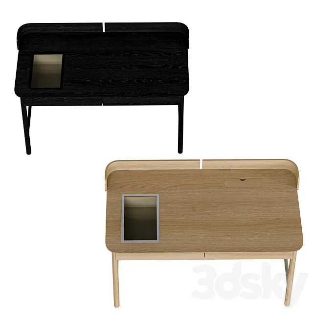 Desk IKEA RIDSPÖ 3D Model