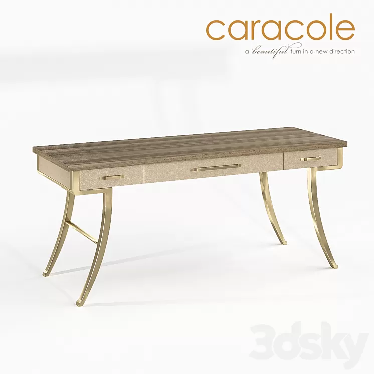 Desk Work Force Caracole 3D Model
