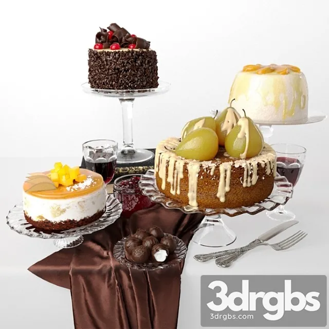 Dessert_2 3D Model Free