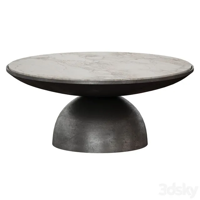 Dev Coffee Table (Crate and Barrel) 3D Model