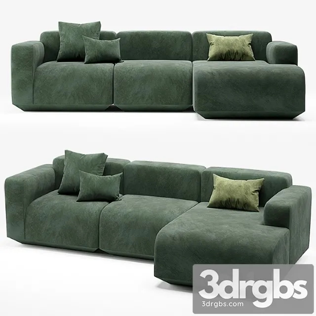 Develius sofa 2 3D Model Free
