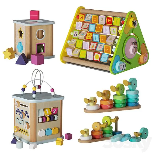 Developmental Toys 01 3D Model