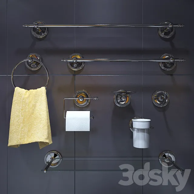 Devon & Devon Antique Georgian 3D Model