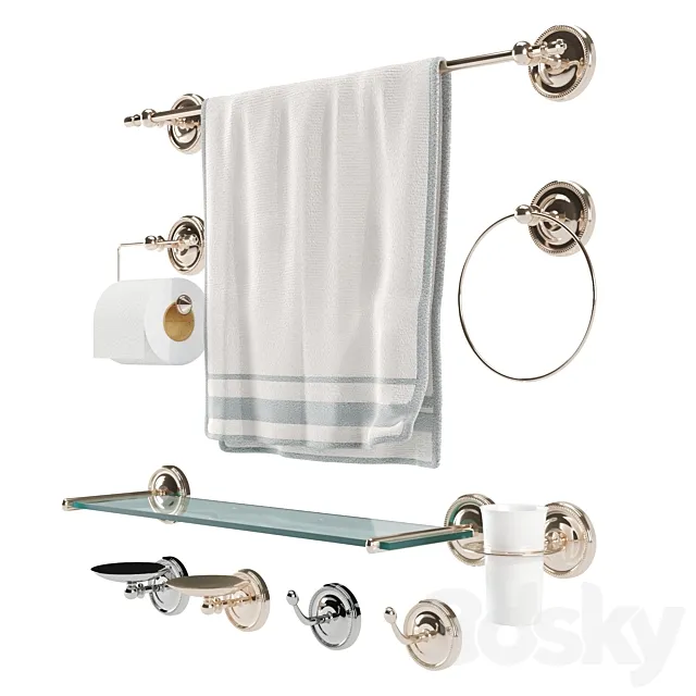 DEVON & DEVON ANTIQUE GEORGIAN Bathroom Accessories 3D Model