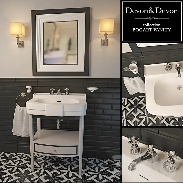 Devon & Devon basin BOGART VANITY 3DModel