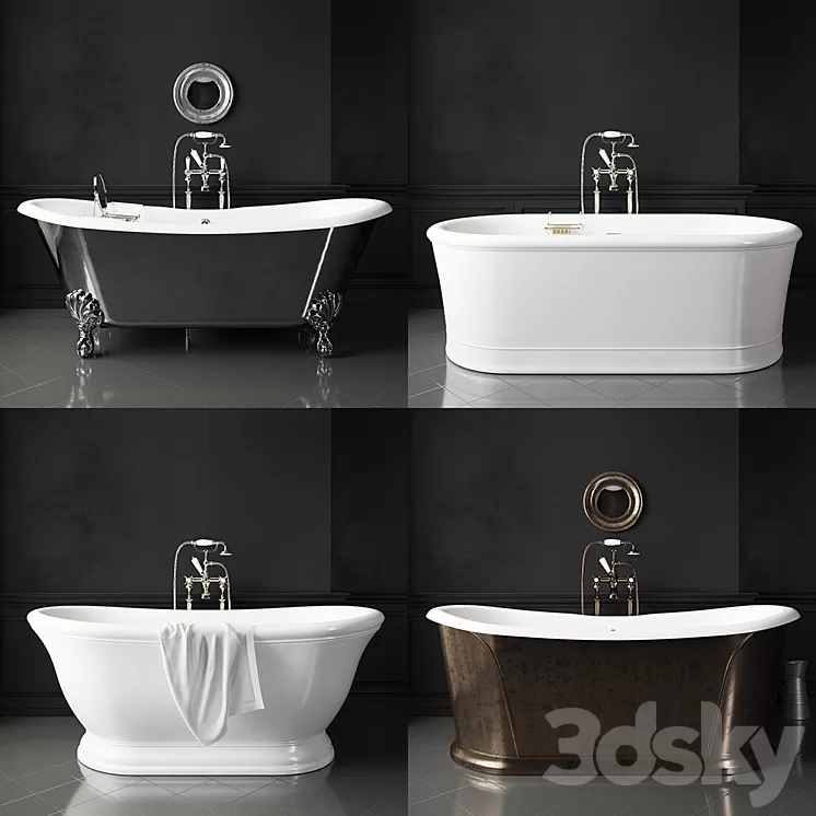 Devon & Devon Bath set (vray corona) 3D Model