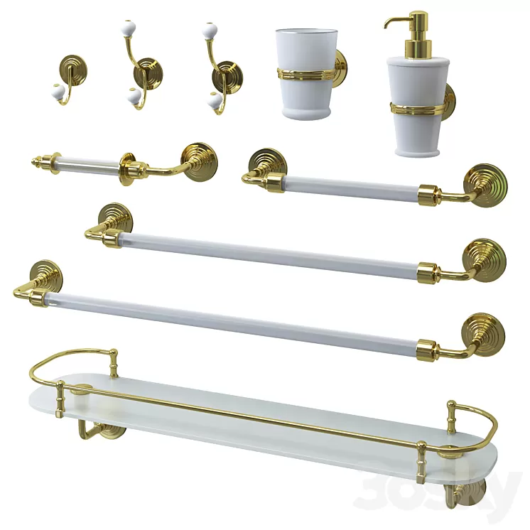 Devon & Devon Chelsea BATHROOM ACCESSORIES 3D Model