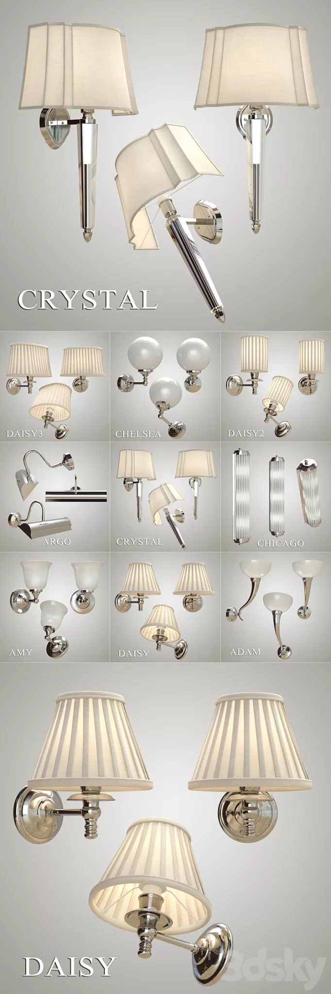 Devon & Devon / Sconces PART 1 3D Model