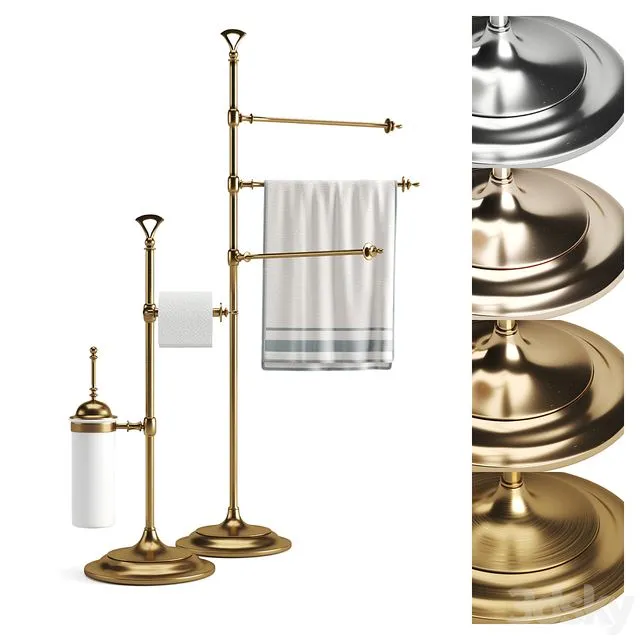 Devon & Devon Single Bathroom Accessories 3D Model