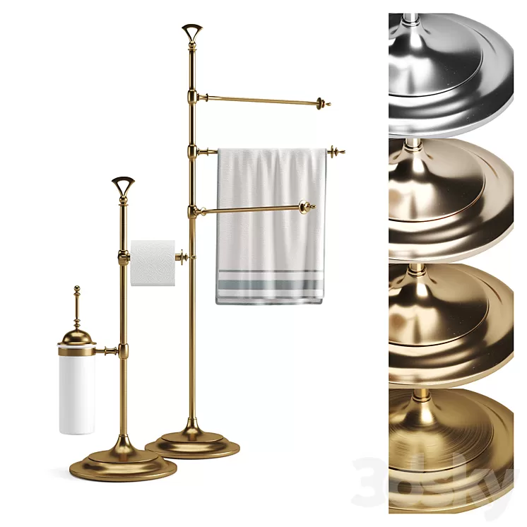 Devon & Devon Single Bathroom Accessories 3D Model