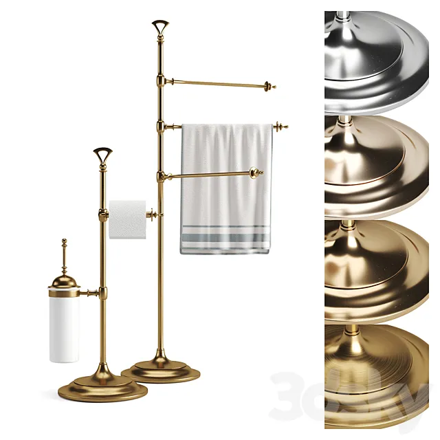 Devon & Devon Single Bathroom Accessories 3D Model