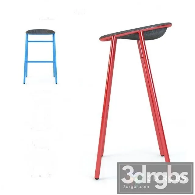 Devorm Bar Chair 3D Model Free