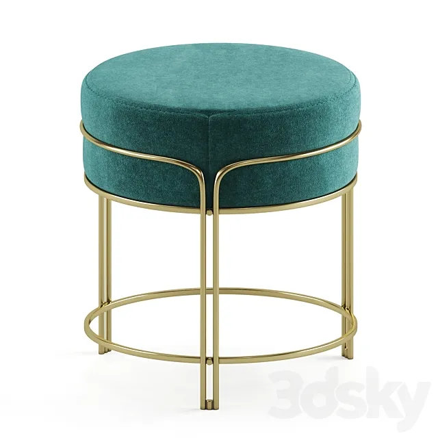 DG-Home SEATTLE Pouf 3DModel