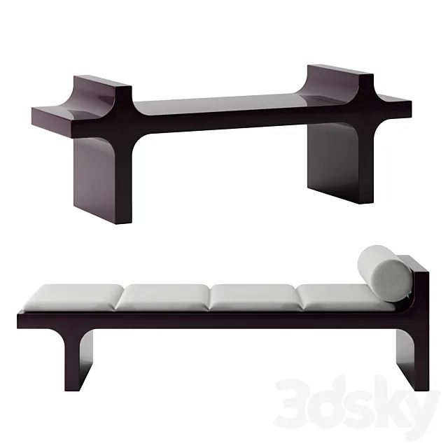 DHARMA bench by Baxter 3DModel