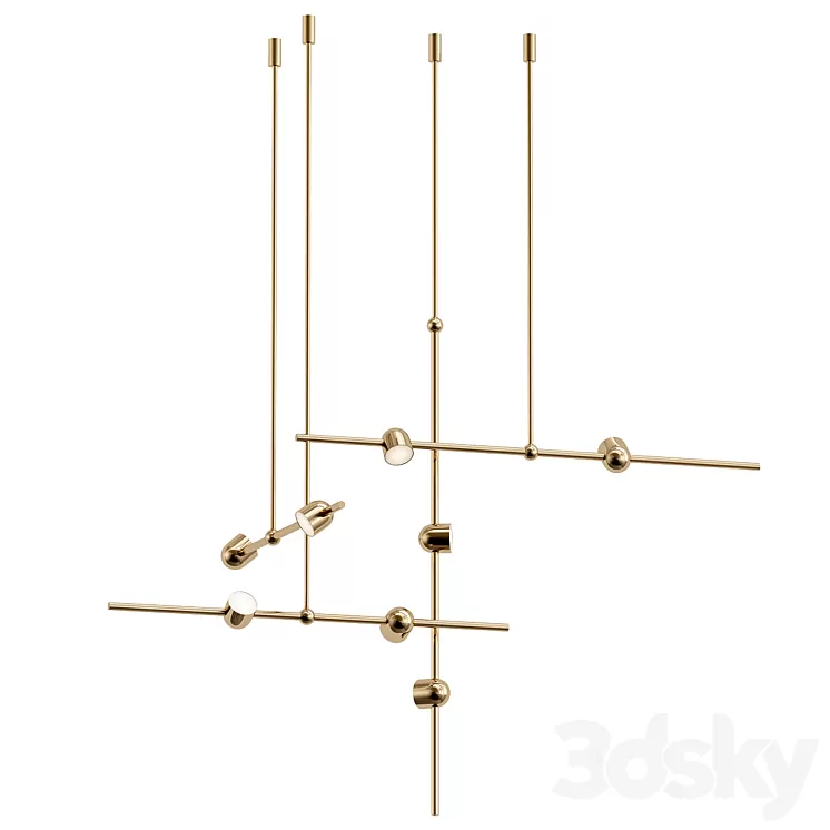 Dia Straight Config-2 3D Model Free Download