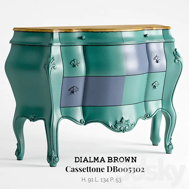 Dialma Brown - Cassettone DB005302 3D Model