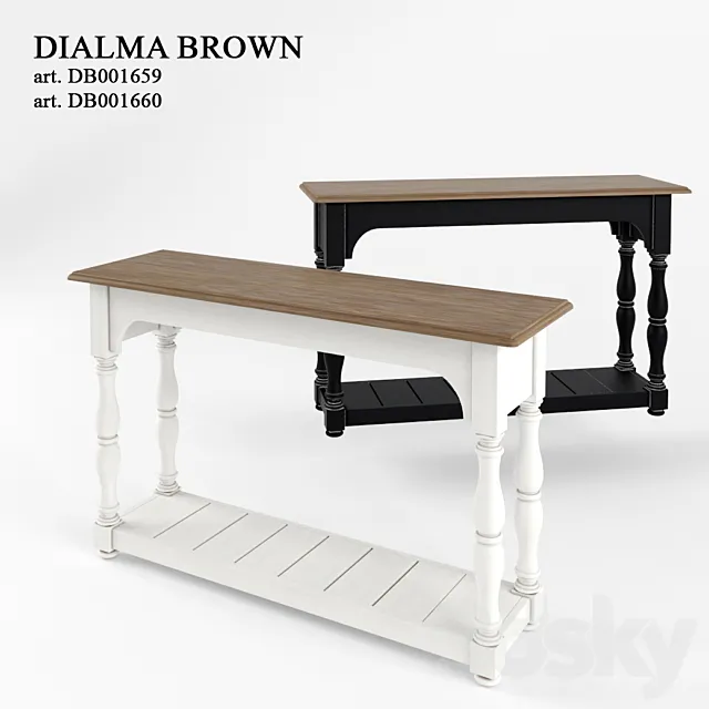 Dialma Brown Console 3DModel