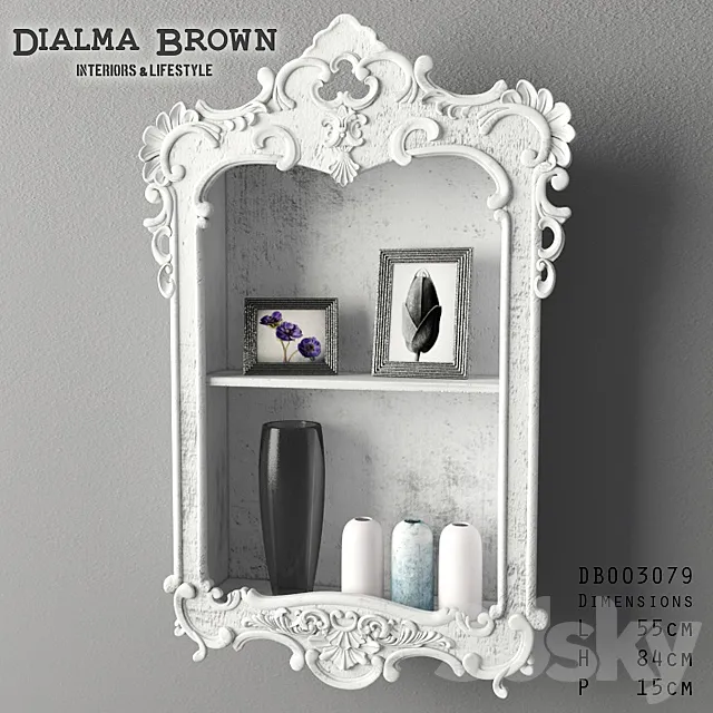 Dialma Brown shelf 3DModel