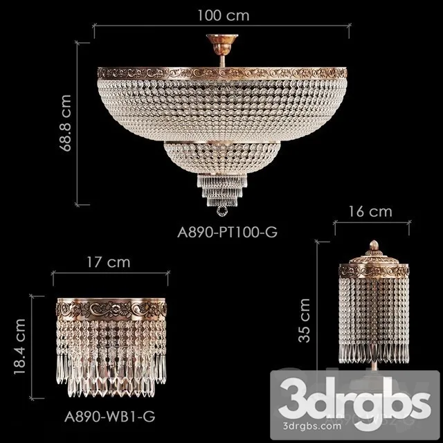 Diamant Celling Light 3D Model Free