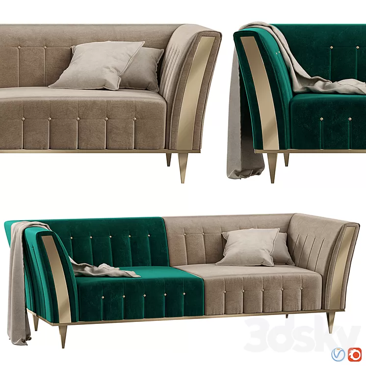 DIAMANTE SOFA 3D Model