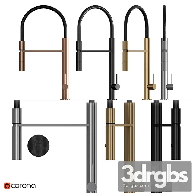 Diameter 35 Loch Kitchen Faucet 3D Model Free