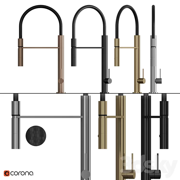 DIAMETRO35 INOX | Kitchen faucet 3D Model