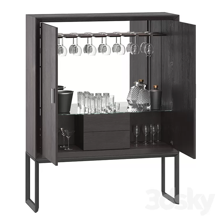Diamond bar cabinet Tosconova 3D Model