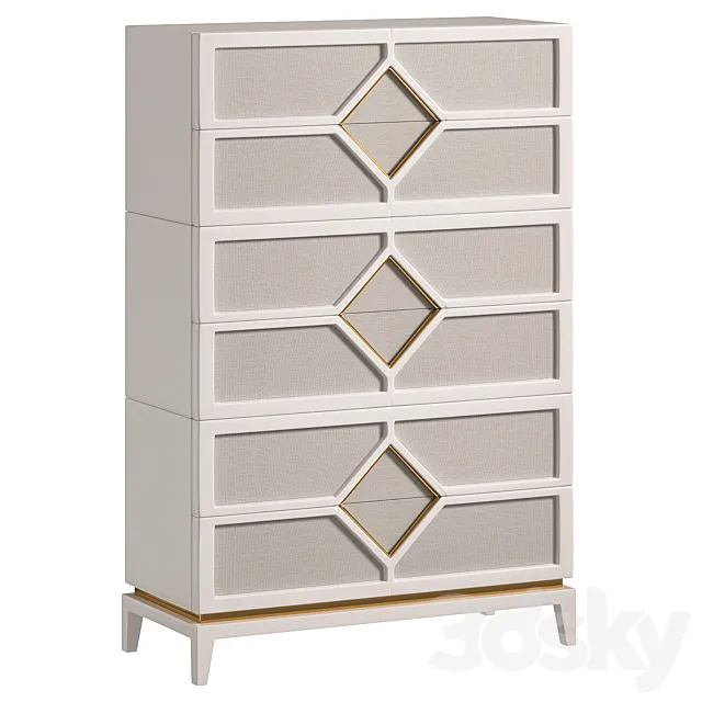 Diamond Tallboy By Frato Collection 3D Model