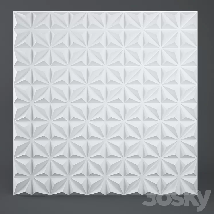 diamond wall apnel 3D Model