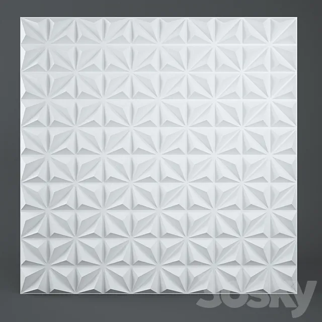 diamond wall apnel 3DModel