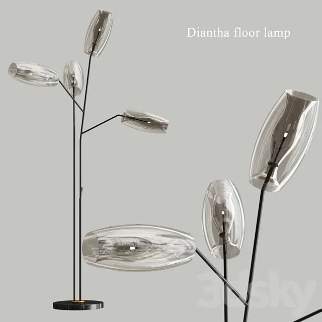 Diantha floor lamp 3DModel
