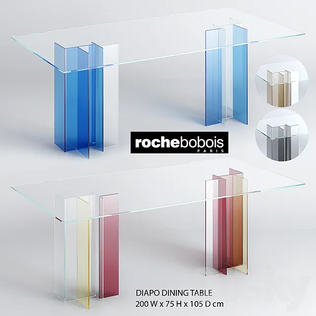 Diapo Table - Roche Bobois 3D Model