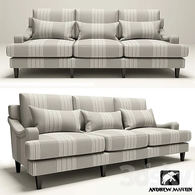 Dickens Sofa. Andrew Martin 3DModel