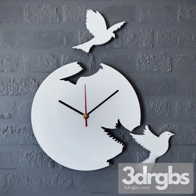 DidiArt Clock 02 3D Model Download