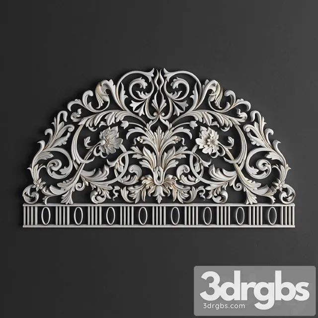 Diekorativnoie Panno 11 3D Model Free