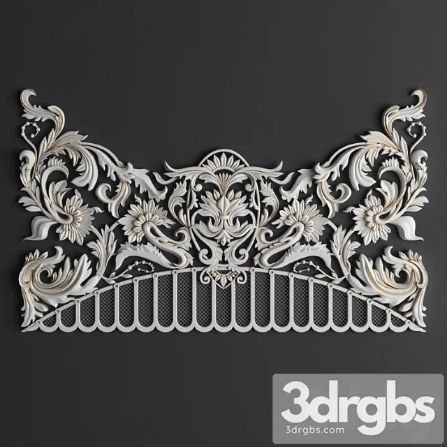 Diekorativnoie Panno 12 3D Model Free