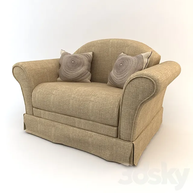 Dienne - Chair Priscilla 3D Model