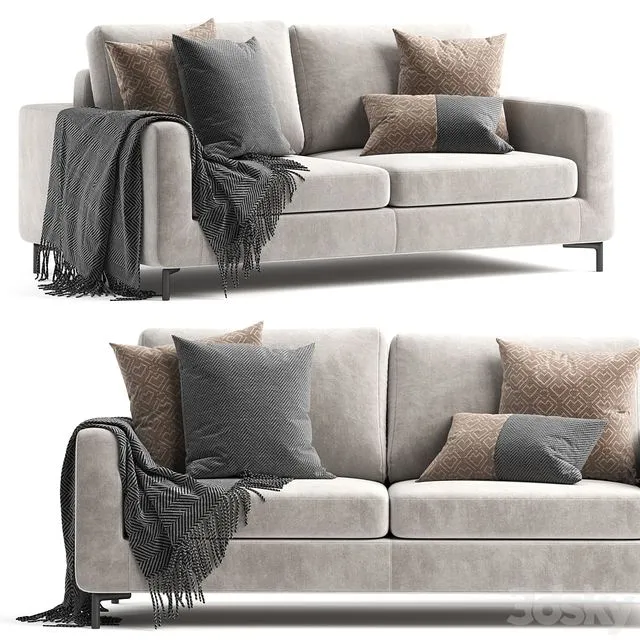 Dienne - Sofa Lisbona 3D Model